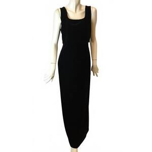 NEW MATHILDE women's sleeveless overlay dress in black